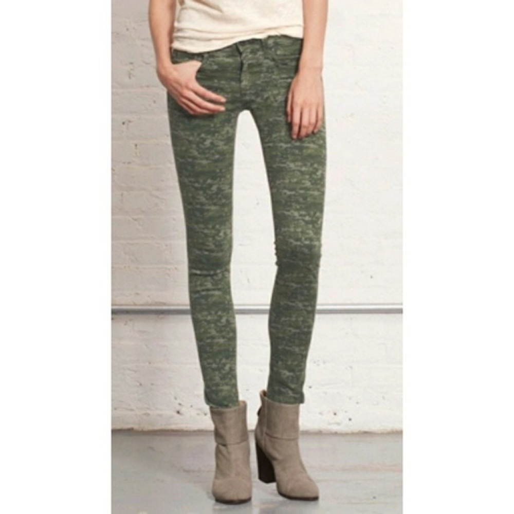 Rag & Bone Digital Camo Skinny Jeans